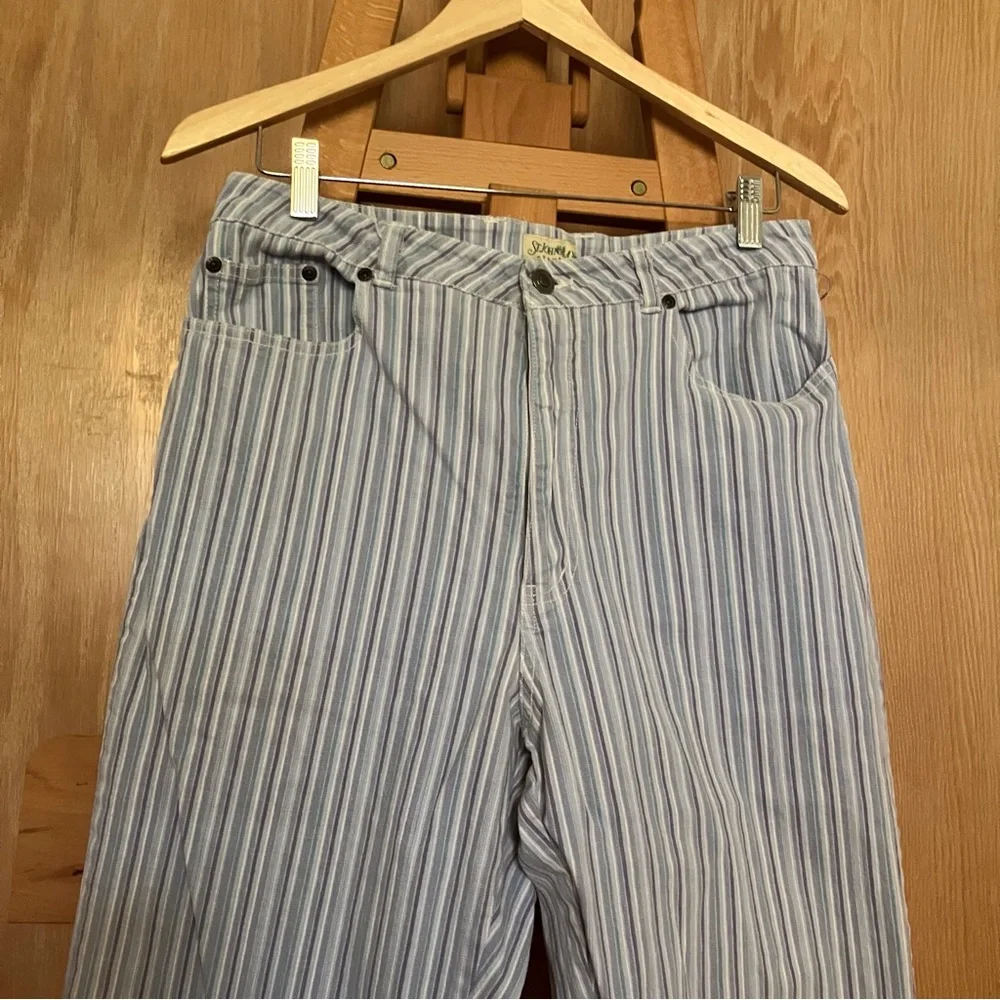 St. John's Bay stretch striped mom jeans! - Picture 4 of 8